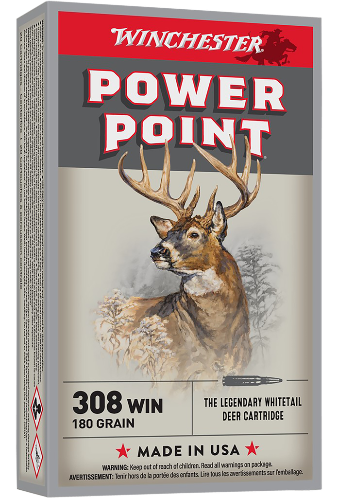 WINCHESTER X3086S SUPER-X POWER-POINT 308 WIN 180 GRAIN 20 RNDS
