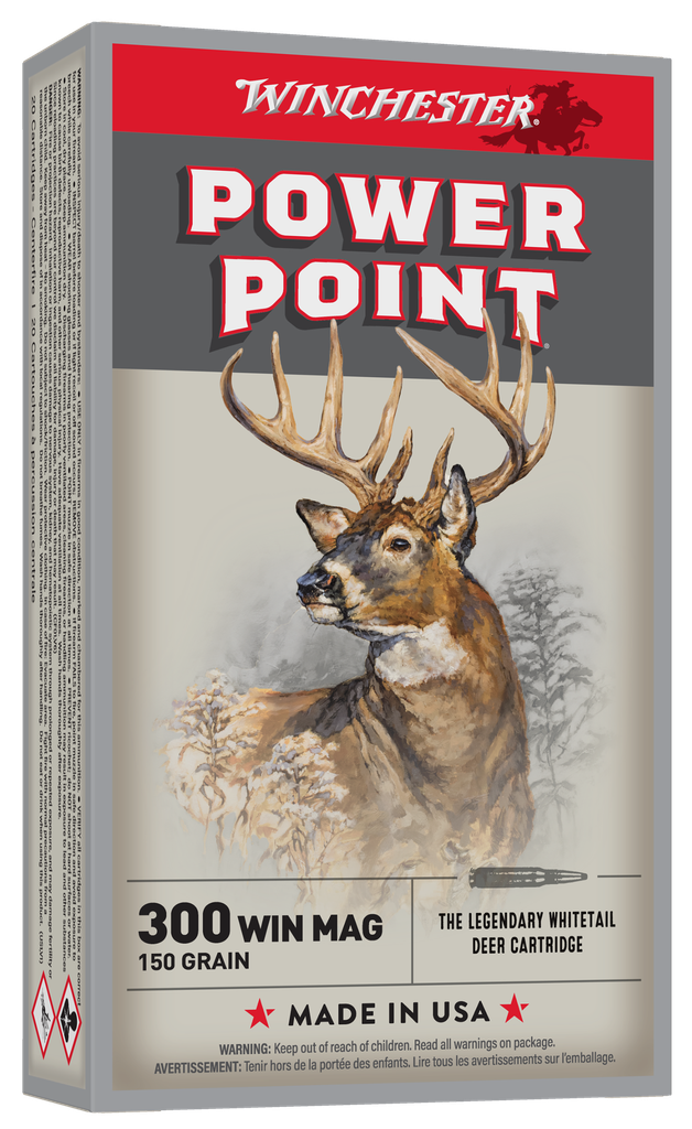WINCHESTER X30WM1 SUPER-X 300 WIN 150 GRAIN POWER-POINT 20 RNDS 