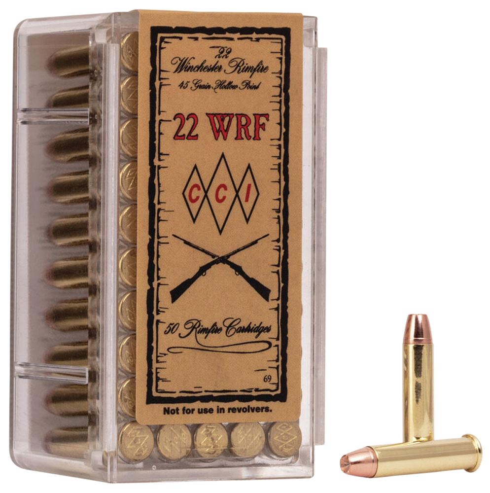 CCI 0069 SPECIALTY WRF RIMFIRE 22 WRF 45 GRAIN JHP 50 RNDS