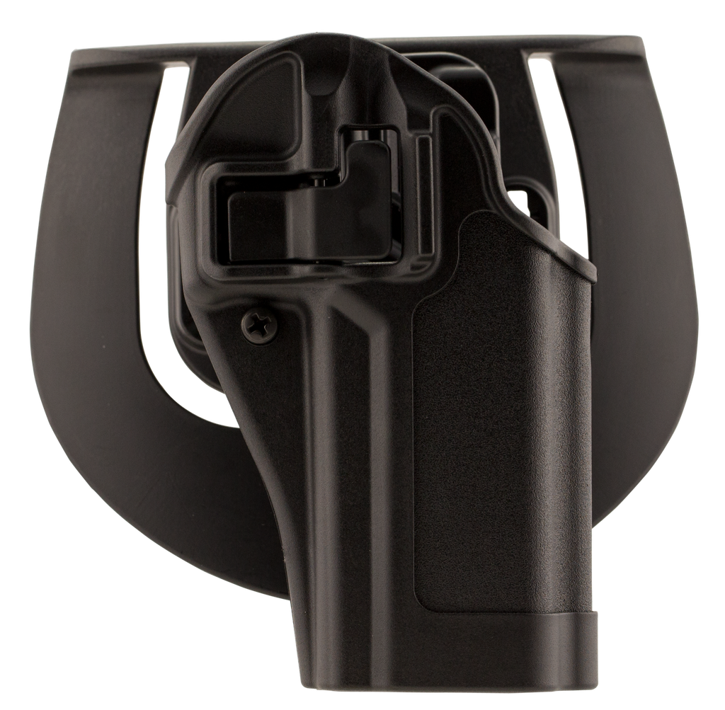 BLACKHAWK 410561BKR SERPA CQC OWB SIZE 61 MATTE BLACK POLYMER BELT LOOP/PADDLE FITS SIG P250/P320 RIGHT HAND