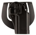 BLACKHAWK 410561BKR SERPA CQC OWB SIZE 61 MATTE BLACK POLYMER BELT LOOP/PADDLE FITS SIG P250/P320 RIGHT HAND