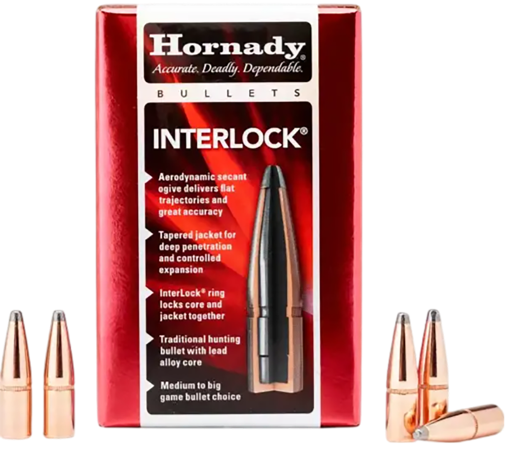 HORNADY INTERLOCK, 3040   BULL .308 165 SP                100