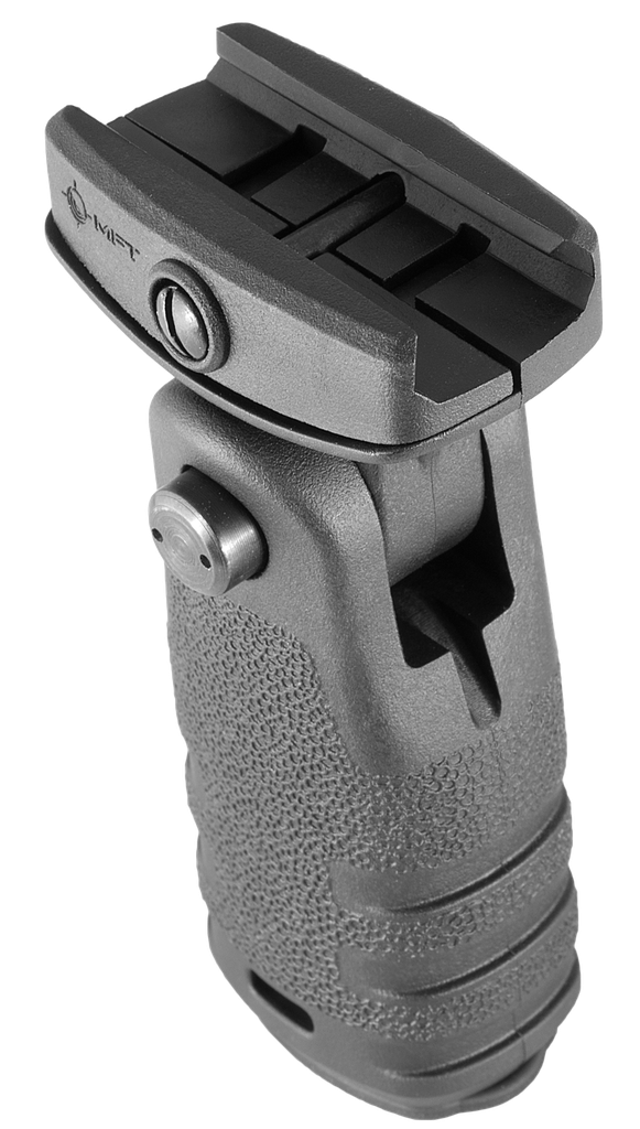 MISSION FIRST TACTICAL RFG REACT VERTICAL GRIP FOLDING BLACK POLYMER FOR AR-PLATFORM