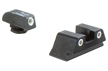 TRIJICON BRIGHT & TOUGH NIGHT SIGHT SET FOR GLOCK 42, 43 STEEL MATTE 3-DOT TRITIUM GREEN