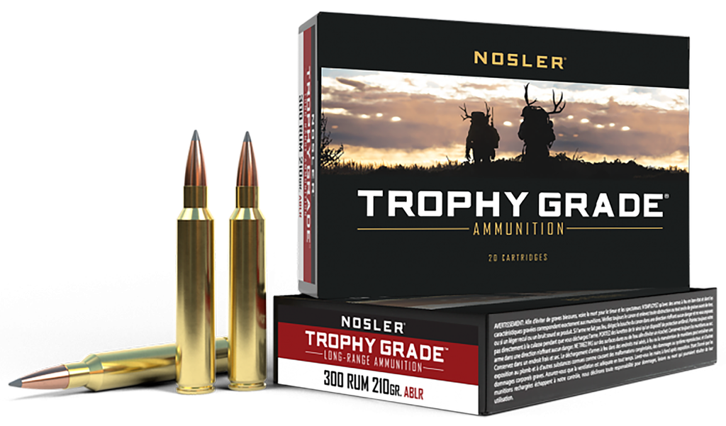 NOSLER TROPHY GRADE, NOS 60129    300 RUM      210 ABLR 20RNDS