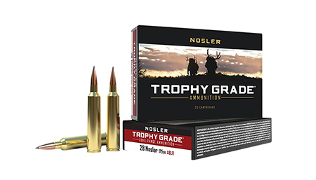 NOSLER 60155 TROPHY GRADE LONG-RANGE 28 NOSLER 175 GRAIN ABLR 20 RNDS