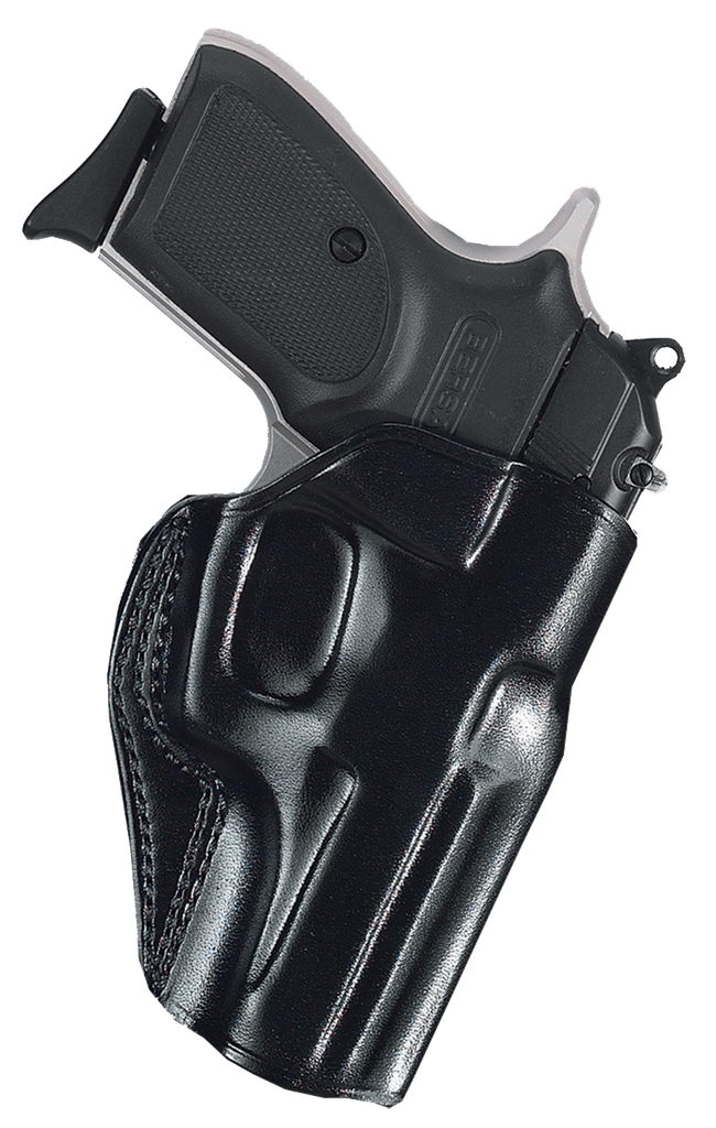 GALCO STINGER OWB BLACK LEATHER COMPATIBLE W/ GLOCK 43/43X/TAURUS GX4/SPRINGFIELD HELLCAT BELT LOOP MOUNT RIGHT HAND SG800B