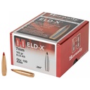 HORNADY 2840 ELD-X 7MM .284 162 GRAIN EXTREMELY LOW DRAG100 CNT