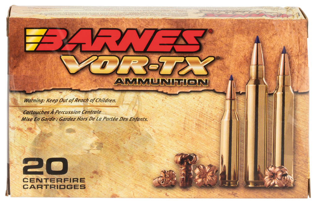 BARNES BULLETS 21533 VOR-TX 30-06 SPRINGFIELD 180 GRAIN TIPPED TSX BT 20 RNDS
