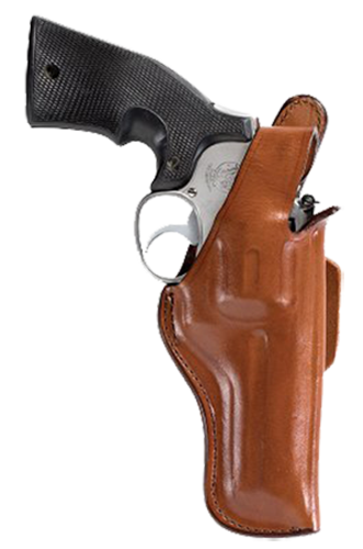 BIANCHI MODEL: 5BHL THUMBSNAP OWB SIZE 11 FITS S&W N FRAME/COLT ANACONDA 6-6.5" BARREL RH TAN 10323