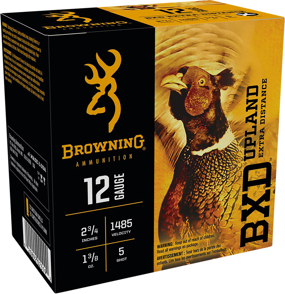 BROWNING B193511225 BXD UPLAND 12 GAUGE 2-3/4" 1 3/8OZ 5SHOT 25 RNDS