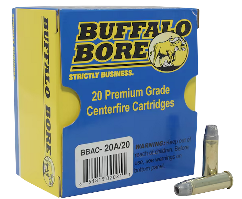 BUFFALO BORE 20A20 HEAVY STRICTLY BUSINESS 38 SPECIAL +P 158 GRAIN SOFT CAST HOLLOW POINT 20 RNDS