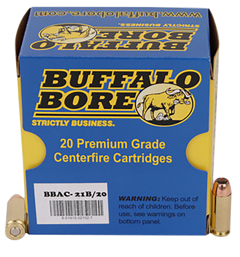 BUFFALO BORE 10MM HEAVY 180GR JHP 21B20