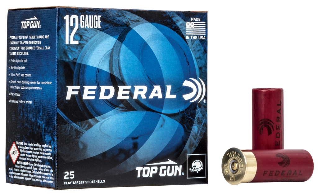 FEDERAL TG1275 TOP GUN 12 GA 2-3/4" 7.5 SHOT 25 RNDS