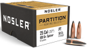 NOSLER PARTITION, NOS 16317 PARTITION   25 100 SPTZR  50