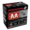 WINCHESTER AAHLA127 AA LITE HANDICAP TARGET 12 GAUGE 2.75" 1OZ 7.5 SHOT 25 RNDS