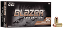 CCI 5220 BLAZER BRASS 40 S&W 180GR FMJ 50 ROUNDS