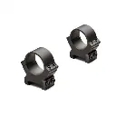 LEUPOLD CROSS SLOT PRW2 RING MOUNT 30MM 2-PIECE HIGH MATTE BLACK
