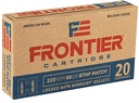 FRONTIER 223 REM 68GR BTHP MATCH 20 RNDS FR160