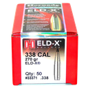 HORNADY ELD-X, 33371  BULL .338 270 ELD-X              50