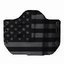 BULLSEYE HOLSTERS OWB-003-M-U OWB MEDIUM STEALTH BLACK FLAG
