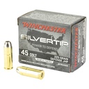 WINCHESTER W45CST SIVERTIP 45 COLT 225 GRAIN JHP 20 RNDS