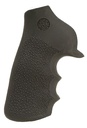 HOGUE 80020 TAMER GRIP BLACK RUBBER WITH FINGER GROOVES FOR RUGER GP100, SUPER REDHAWK