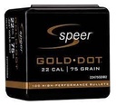 SPEER 22CAL TMJ TARGET 75 GRAIN TOTALLY ENCAPSULATED 100CNT 22475TMJ