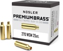 NOSLER UNPRIMED BRASS RIFLE CARTRIDGE CASES 25.CT .270 WSM #10045