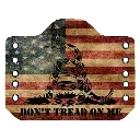 BULLSEYE HOLSTERS BH-KIT0OWB-020-XL-U OWB DON'T TREAD SNAKE XL - EXTRA LARGE #020