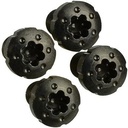 STRIKE INDUSTRIES 1911 TORX GRIP SLIMLINE SCREWS WITH BLACK ZINC COATING X4 PCS (BUSHINGS SOLD SEPARATELY)