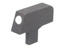 MARYLAND GUN WORKS FRONT SIGHT 1911 STAKE-ON NARROW TENON IMPROVED RAMP .195" HEIGHT .121" WIDTH STEEL WHITE DOT