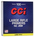 CCI #200 LARGE RIFLE PRIMERS 100 CNT 
