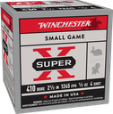 WINCHESTER AMMO X414 SUPER-X HEAVY GAME  410 GA 2.50" 1/2OZ 4 SHOT 25 RNDS