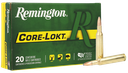 REMINGTON 29051 CORE-LOKT 6MM REM 100 GRAIN PSP 20 RNDS