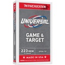 WINCHESTER U223HP62 GAME & TARGET 223 REM 62 GRAIN OPEN TIP 20 ROUNDS