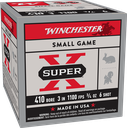 WINCHESTER X413H6 SUPER-X HEAVY GAME LOAD 410 GA 3" 3/4OZ 6 SHOT 25 RNDS