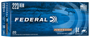 FEDERAL 223L POWER-SHOK 223REM 64 GRAIN JACKETED SOFT POINT 20 PER BOX