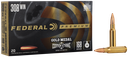 FEDERAL GM308OTM1 PREMIUM GOLD MEDAL 308 WIN 168 GRAIN OPEN TIP MATCH 20 PER BOX
