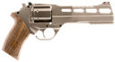 CHIAPPA FIREARMS 340224 RHINO 60DS SMALL FRAME 357 MAG 6 SHOT, 6" NICKEL-PLATED STEEL