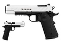 SIG SAUER 1911XR-45-TWXR3-TP 1911-X FREEDOM SERIES LIMITED EDITION FULL SIZE 45 ACP 8+1 5" WHITE CERAKOTE W/"FREEDOM" AND FLAG ENGRAVING 