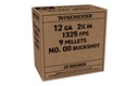WINCHESTER Q1544VP MILITARY GRADE 12 GA 2.75" 9 PELLETS 00 BUCK SHOT 25 RNDS