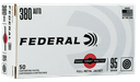 FEDERAL RTP38095 RANGE & TARGET 380 ACP 95 GRAIN FMJ 50 RNDS