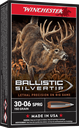 WINCHESTER AMMO SBST3006 BALLISTIC SILVERTIP 30-06 SPRINGFIELD 150 GRAIN 20 RNDS