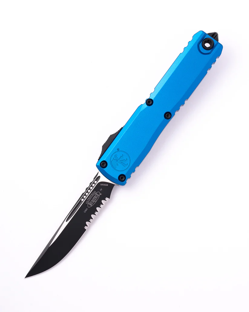 MICROTECH ULTRATECH 11214-2BL  GEN IV S/E BLACK PART SERRATE BLUE 