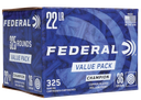 FEDERAL 725 CHAMPION TRAINING VALUE PACK 22 LR 36 GR COPPER PLATED HP 325 RNDS