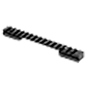WARNE 7643M MOUNTAIN TECH ONE PIECE 0 MOA RAIL FOR BROWNING X-BOLT MAGNUM ACTION