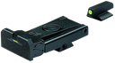 KIMBER ML21210 1911 ADJUSTABLE NIGHT SIGHT SET  GREEN/TRITIUM BLACK OUTLINE FRONT SIGHT-GREEN/TRITIUM BAR BLACK OUTLINE REAR SIGHT