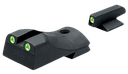 KIMBER ML11212 1911 SLANT FIXED NIGHT SIGHT SET  GREEN/TRITIUM BLACK OUTLINE FRONT SIGHT-GREEN/TRITIUM BLACK OUTLINE REAR SIGHT