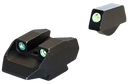 KIMBER  ML11231 K6S NIGHT SIGHT SET  GREEN/TRITIUM BLACK OUTLINE FRONT SIGHT-GREEN/TRITIUM BLACK OUTLINE REAR SIGHT